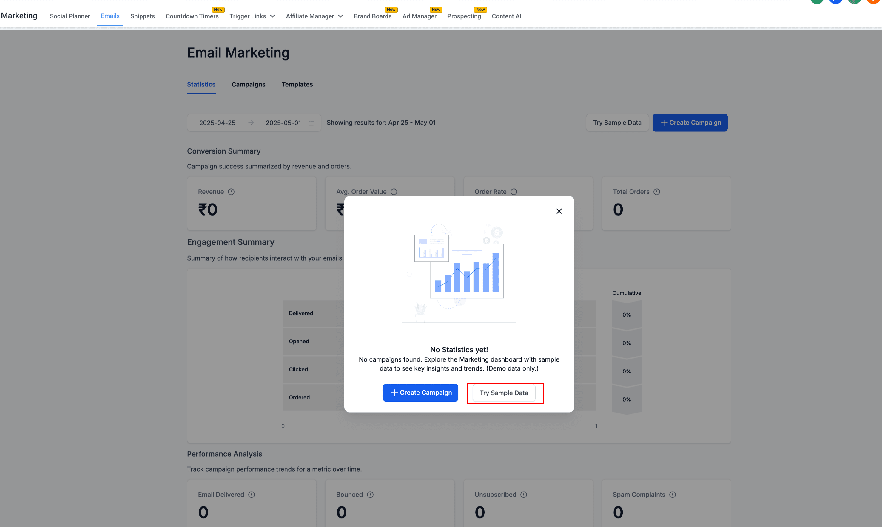 Dummy Data View 1