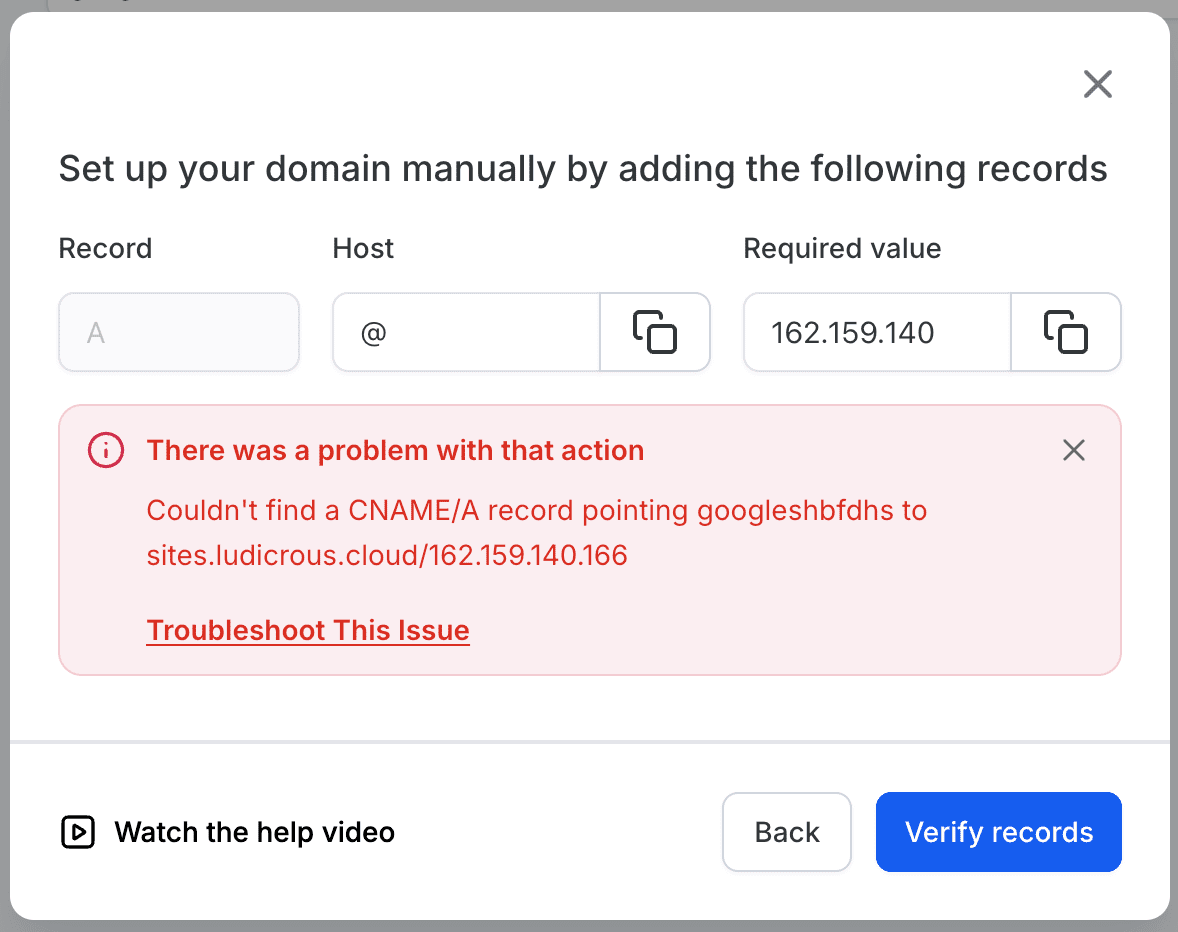 Troubleshooting DNS Errors - Screenshot 2