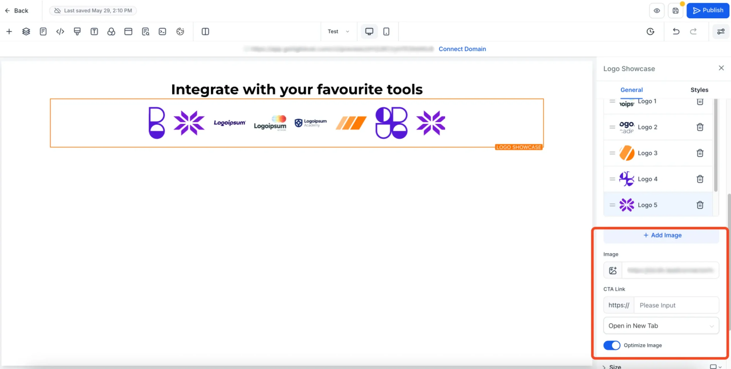 Carousel Mode Example