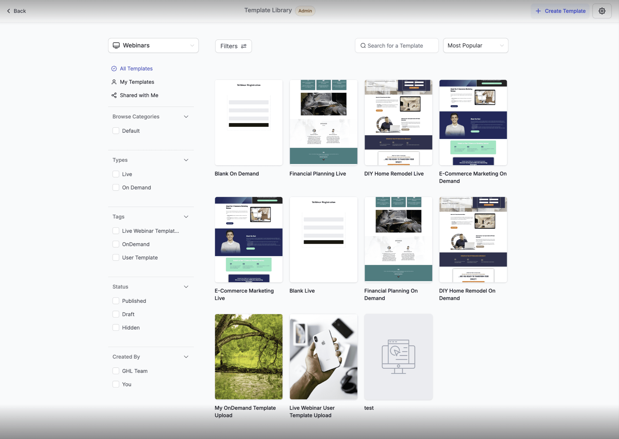 Webinar Template Preview