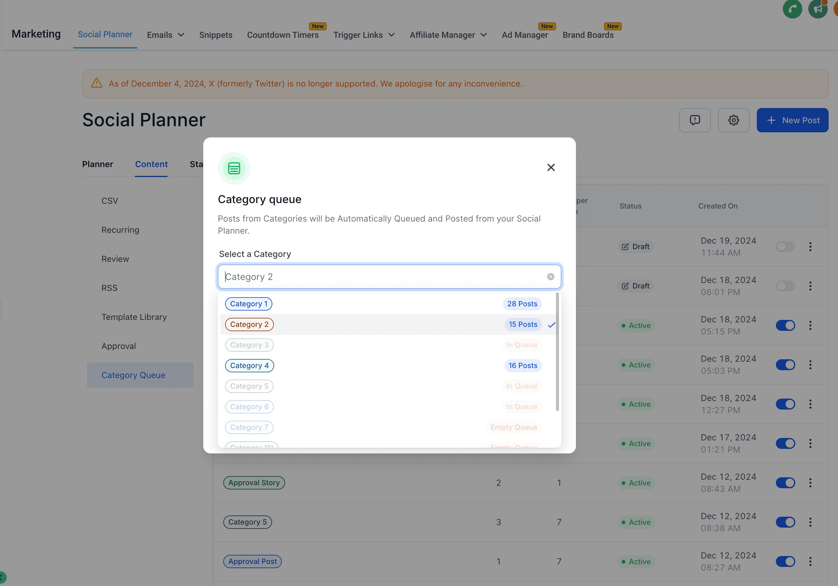 Configuring Options