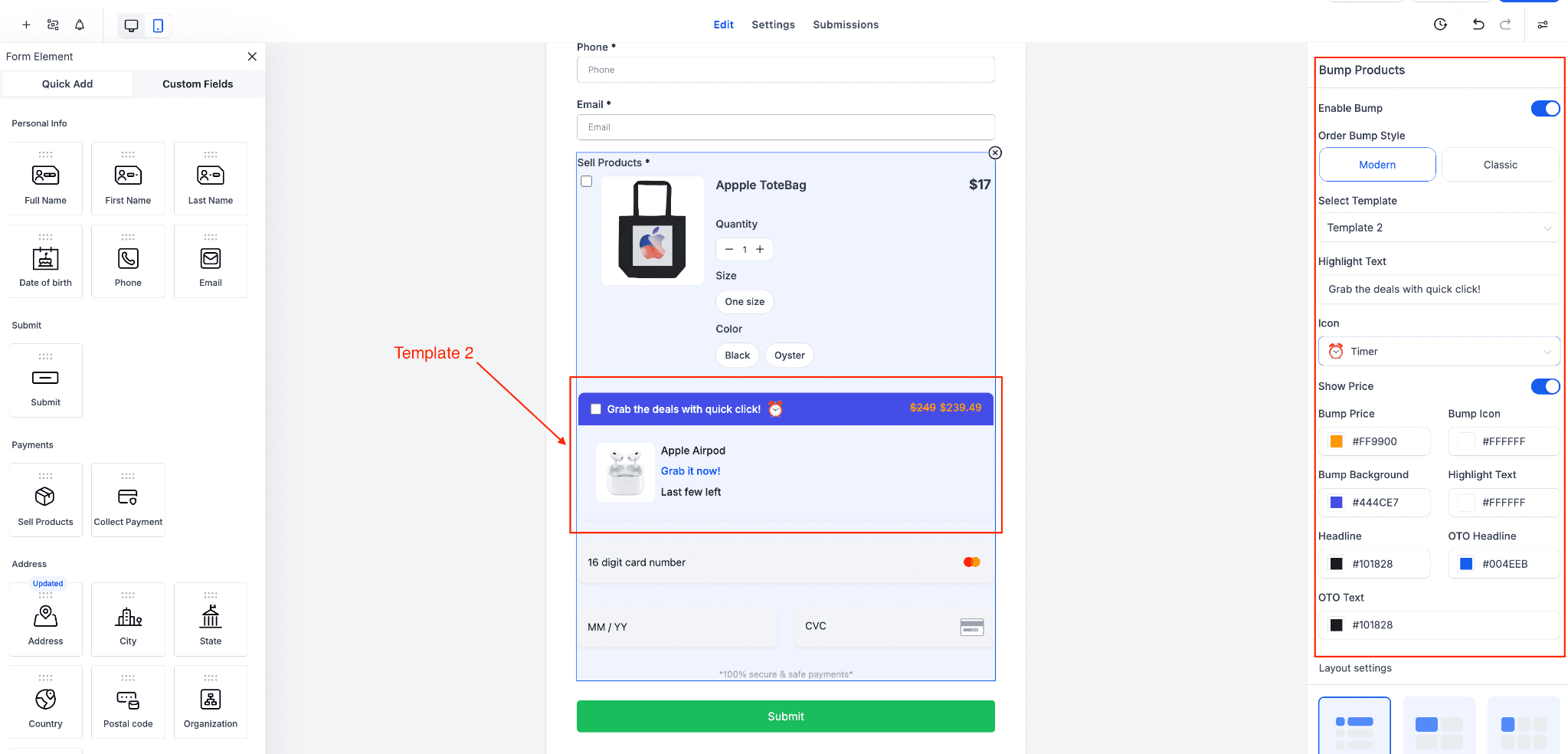 Form and Survey Integration